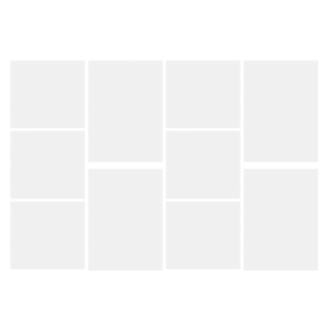 10 x 8 Collage with 10 images Horizontal