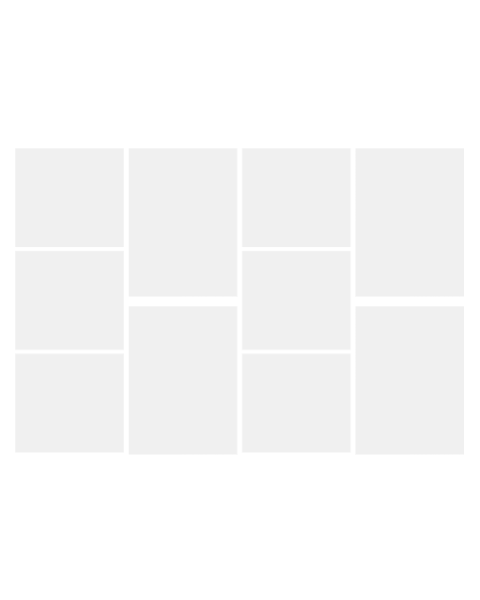 10 x 8 Collage with 10 images Horizontal