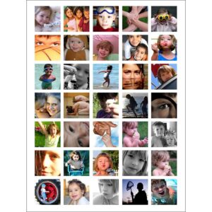 18x24 - 35 Photos Collage Vertical