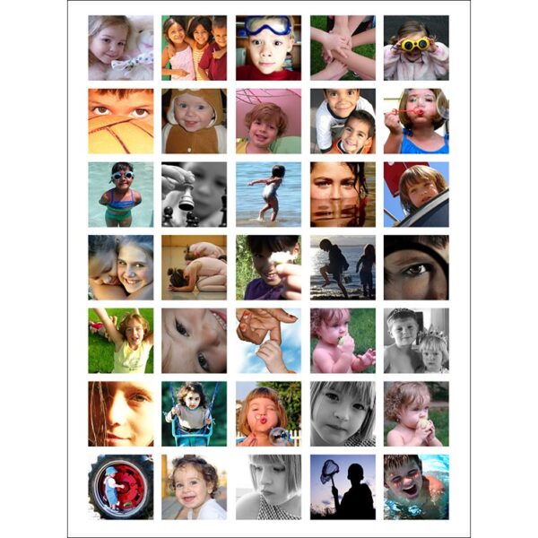 18x24 - 35 Photos Collage Vertical