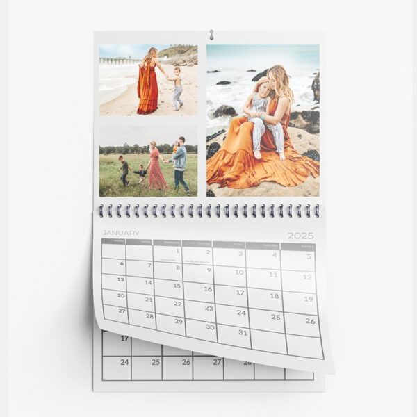 2025 Calendar A4, 12 Month - Freestyle (New Zealand) - 8.3 x 11.7 Horizontal