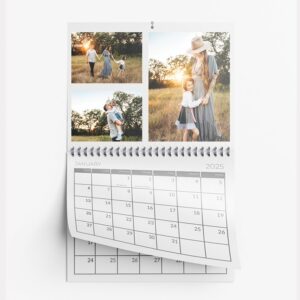2025 Calendar A4, 12 Month - Freestyle (United Kingdom) - 8.3 x 11.7 Horizontal
