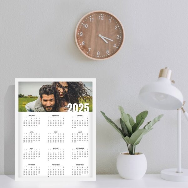 2025 Poster Calendar, one page - 11 x 14 Vertical