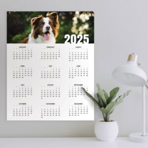 2025 Poster Calendar, one page - 16 x 20 Vertical