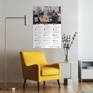 2025 Poster Calendar, one page - 24 x 36 Vertical