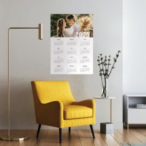 2025 Poster Calendar A1, one page - 23.4 x 33.1 Vertical