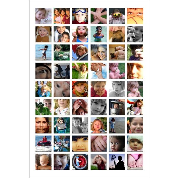 24x36 - 54 Photos Collage Vertical