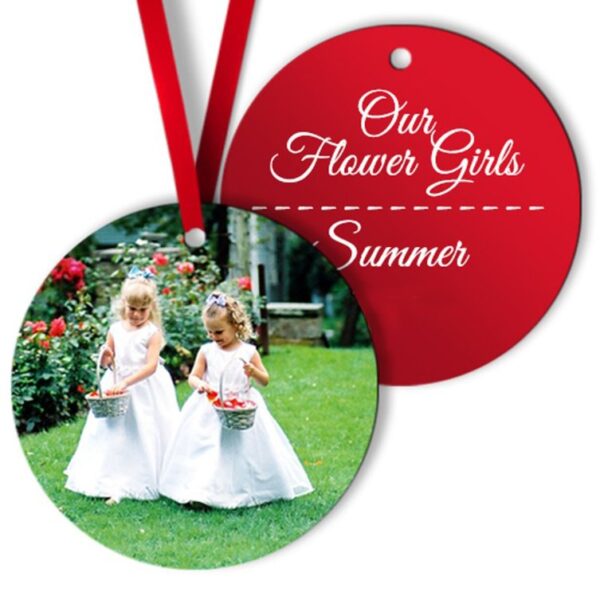 Round Metal Ornament – 2S - 2.75 x 2.75 Ornament