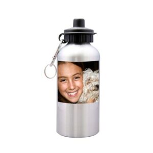 Silver Bottle 600ml - 4x4 Square