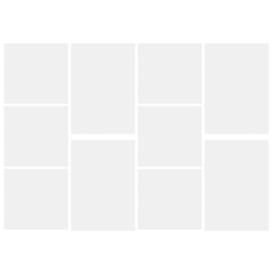 24 x 20 Collage with 10 images Horizontal