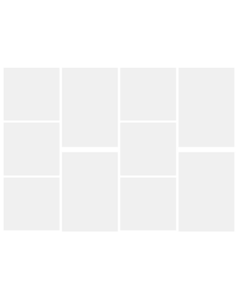 24 x 20 Collage with 10 images Horizontal