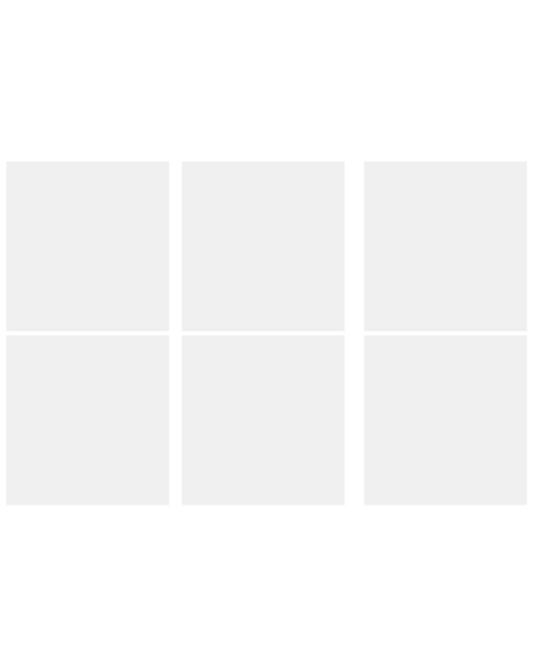 20 x 30 collage with 6 square photos Horizontal