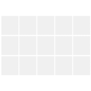 20 x 30 collage with 15 square photos Horizontal