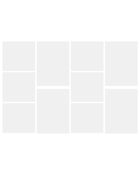 20 x 16 Collage with 10 images Horizontal