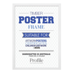Classic White Timber Poster Picture Frames