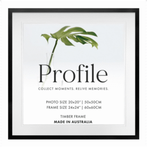 Decorator Deluxe Black Timber Square Frames