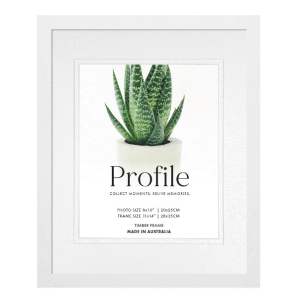 Decorator Deluxe White Photo Frames