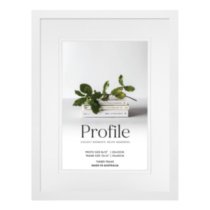 Elegant Deluxe White Photo Frames