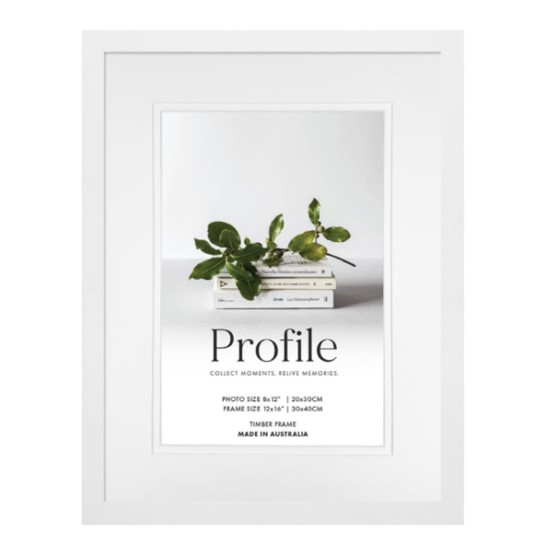 Elegant Deluxe White Photo Frames