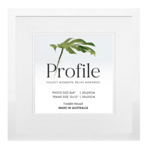 Elegant Deluxe White Square Photo Frames