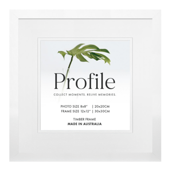 Elegant Deluxe White Square Photo Frames