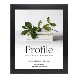 Elegant Black Timber Photo Frames