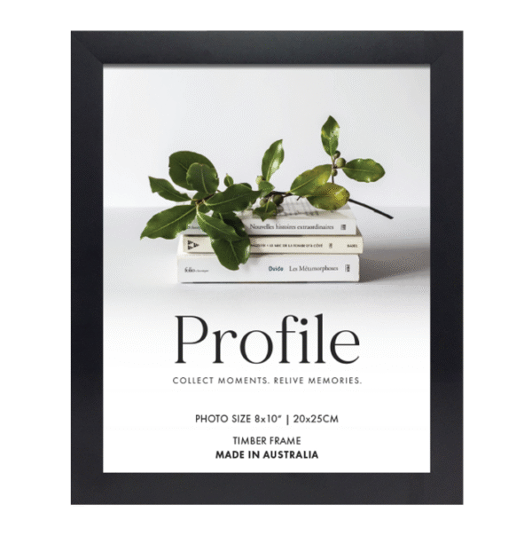 Elegant Black Timber Photo Frames