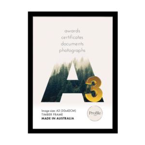 Elegant Black Certificate Picture Frames