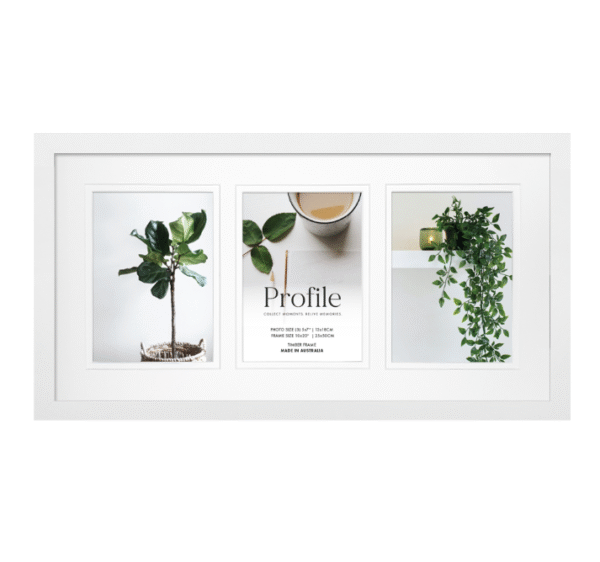 Elegant White Gallery Collage Photo Frames