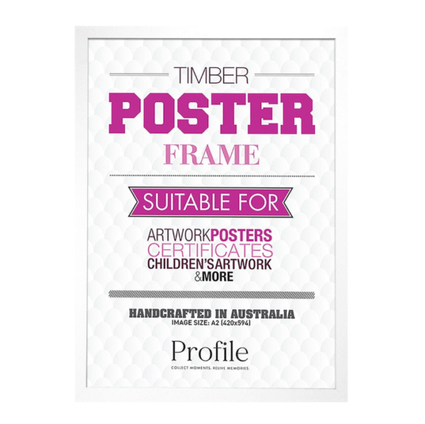 Elegant White Poster Frames
