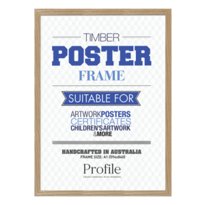 Classic Natural Oak Poster Frames
