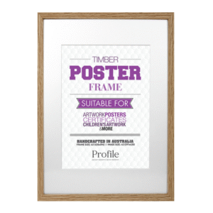 Gallery Box Victorian Ash Natural Oak Poster Frames