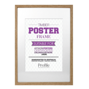 Decorator Natural Oak Poster Frames