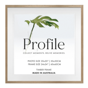 Decorator Deluxe Natural Oak Timber Square Frames