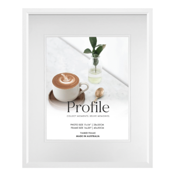 Soho Deluxe White Timber Photo Frames