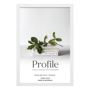 Elegant White Timber Photo Frames